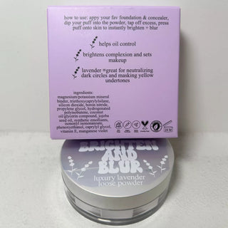 Brighten & Blur Lavender Setting Powder