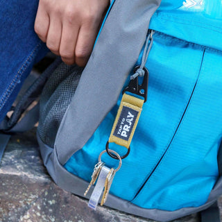 Tap To Pray® Camo Tactical Carabiner Keychain - 3 Options!