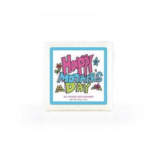Happy Mother's Day Square Shower Sponge - 20+ Washes
