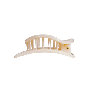 Teleties Almond Beige Medium Flat Circle Hair Clip