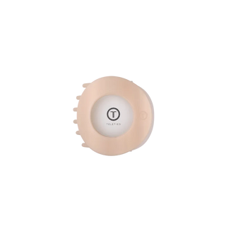 Teleties Almond Beige Small Flat Open Circle Hair Clip