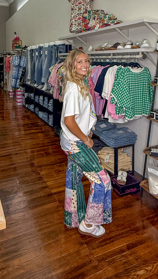Jewel Patch High Rise Jeans