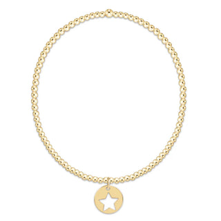 enewton Classic Gold 2mm Bracelet - Star Small Gold Disc