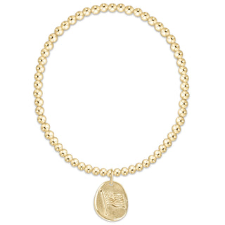 enewton Classic Gold 3mm Bracelet - Inspire America Gold Disc