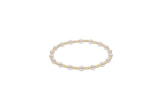enewton Classic Sincerity Pattern 4mm Bead Bracelet - Pearl