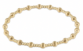 enewton Dignity Sincerity Pattern 4mm Bead Bracelet - Gold