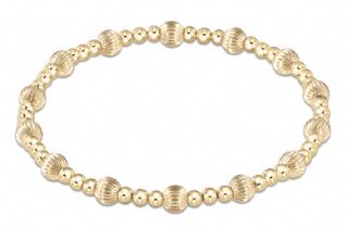 enewton Dignity Sincerity Pattern 5mm Bead Bracelet - Gold