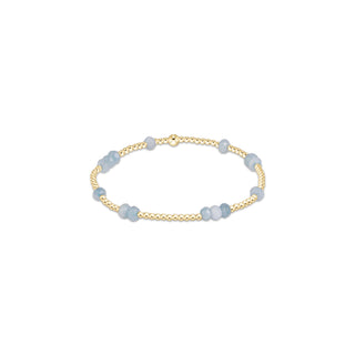 enewton Hope Unwritten Gemstone 4mm Bracelet - Aquamarine