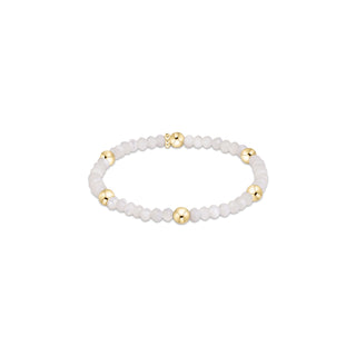 enewton Presence Gemstone 4mm Bracelet - Mother of Pearl