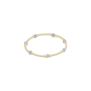 enewton Purpose Gemstone 4mm Bracelet - Aquamarine