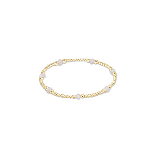 enewton Purpose Gemstone 4mm Bracelet - Mother of Pearl