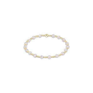 enewton Sincerity Gemstone & Pearl 4mm Bracelet - Mother of Pearl
