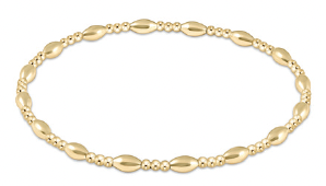 enewton Harmony Sincerity Pattern 2mm Bead Bracelet - Gold