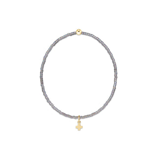 enewton Hope Classic Bracelet - Morning Mist - Signature Cross Small Gold Charm