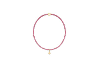 enewton Hope Classic Bracelet - Pink Champagne - Signature Cross Small Gold Charm