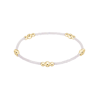 enewton Hope Purpose Gold Bracelet - Silky White