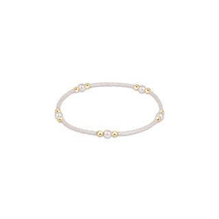 enewton Hope Purpose Pearl Bracelet - Milkshake