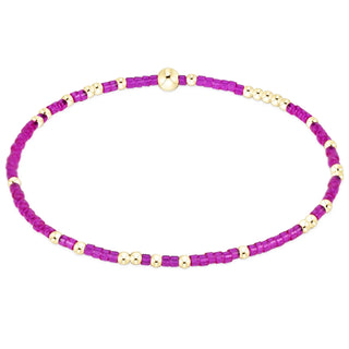 enewton Hope Unwritten Bracelet - Fuchsia is a beaded bracelet with fuchsia and gold beads