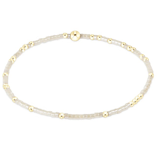 enewton Hope Unwritten Bracelet - Milkshake is a bracelet with gold and white beads 