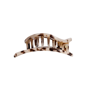Teleties Blonde Tortoise Medium Flat Circle Hair Clip