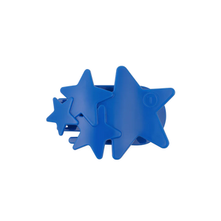 TELETIES Blue Shooting Star Medium Flat Hair Clip - Medium
