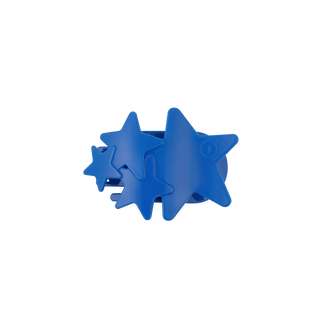 TELETIES Blue Shooting Star Small Flat Hair Clip - Small