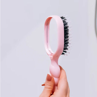 Teleties Mini Boar Bristle Brush - Bubblegum Pink