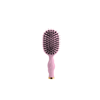 Teleties Mini Boar Bristle Brush - Bubblegum Pink