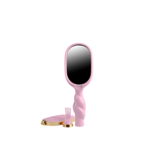 Teleties Mini Boar Bristle Brush - Bubblegum Pink