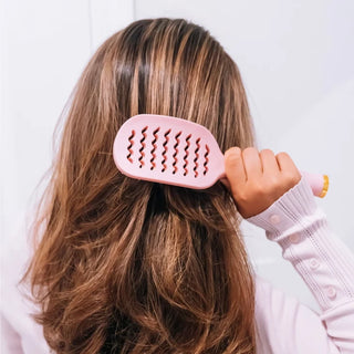 Teleties Vented Hair Brush - Bubblegum Pink