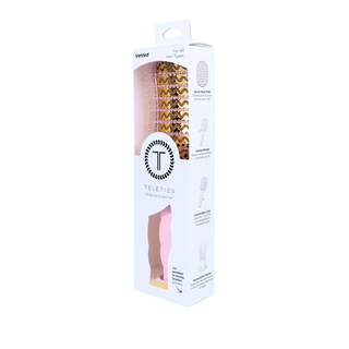 Teleties Vented Hair Brush - Bubblegum Pink