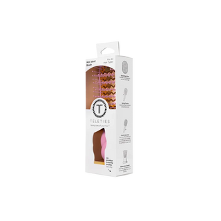Teleties Mini Vented Hair Brush - Bubblegum Pink