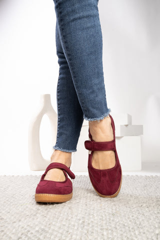 Corkys Hey Girl Calm Down Mary Jane Sneaker - Wine
