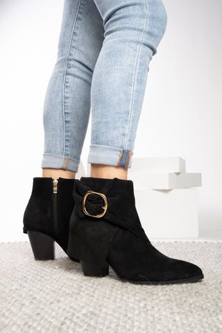 Corkys Hey Girl Wine O'Clock Bootie - Black