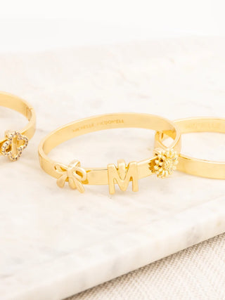 Camryn Slide Charm Bangle Bracelets - 3 Sizes!