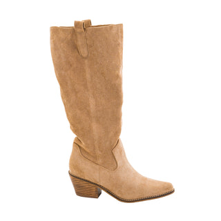 Corkys Hey Girl City Slicker Boots - Sand Faux Suede