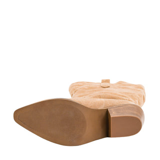 Corkys Hey Girl City Slicker Boots - Sand Faux Suede