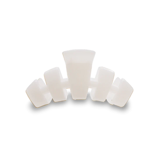 TELETIES Classic Coconut White Small Claw Clip - Small