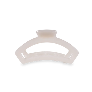 TELETIES Open Coconut White Small Hair Clip - Small