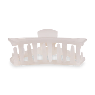 TELETIES Open Coconut White Small Hair Clip - Small