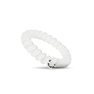 TELETIES Coconut White Large Hair Ties - Large