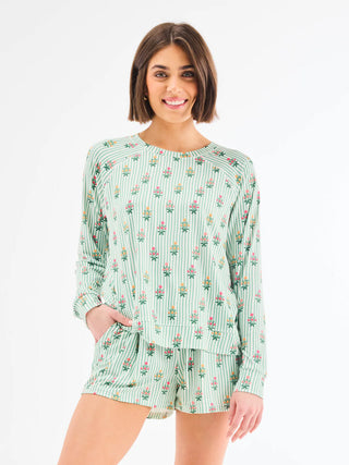 Annie Short Set - Cottage Stripes