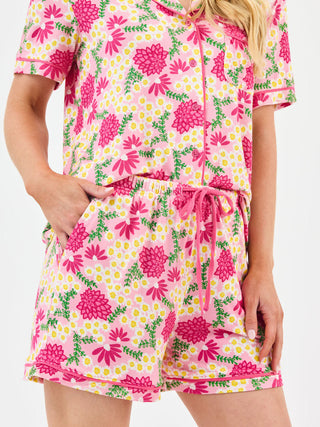 Charlotte Short Set - Daisy Chain Pink