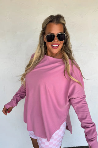 Zoey Athleisure Long Sleeve Top - 5 Colors!