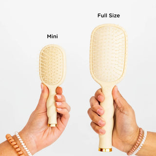 TELETIES Mini Detangler Hair Brushes for Medium Hair