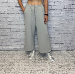 Criss Cross Jacquard Straight Fit Sweatpants with Elastic Waistband & Adjustable Tie