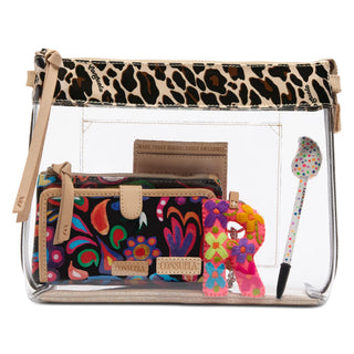 Consuela Downtown Crossbody - Clear Mona