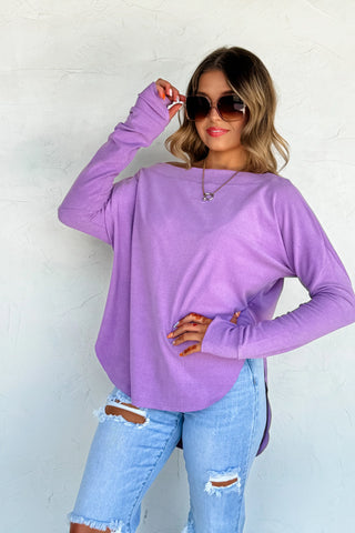 Zoey Athleisure Long Sleeve Top - 5 Colors!