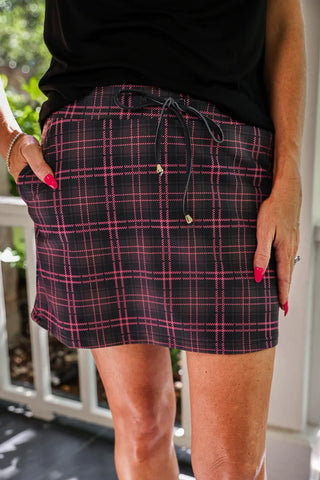 Ellie Plaid Skort