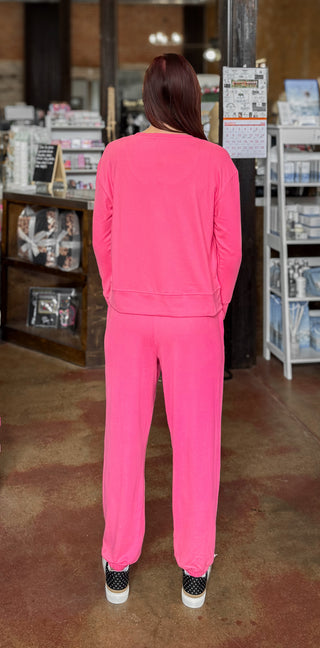 Sophie Pink Jogger Set